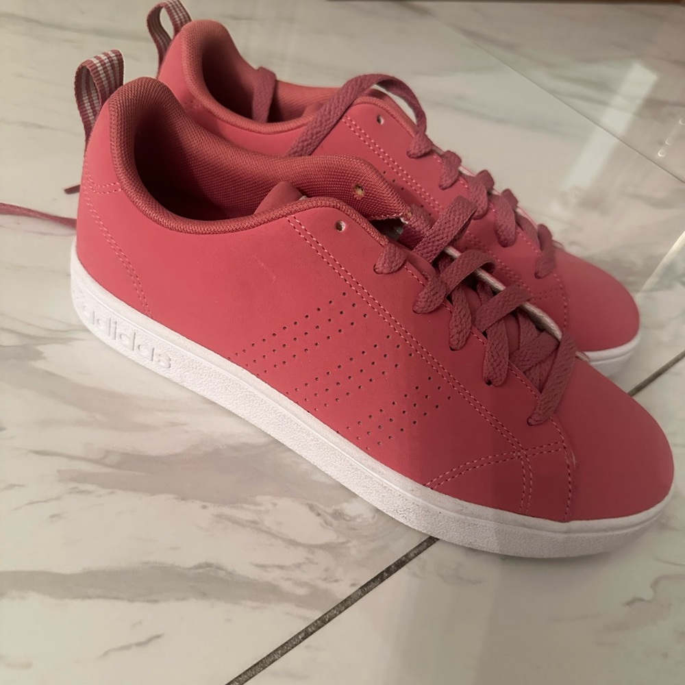 Pink adidas sneakers